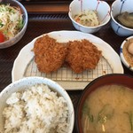 ごはん処 かつ庵 - 彩かつ御膳 とん汁 計993円