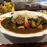 三洋 - 野菜カレー700円（税込）　※角度を変えて