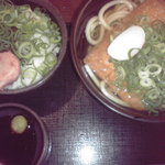 麺家大阪みどう - ネギトロ丼＋温うどん 600円