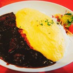 ビストロ福昇亭 - 特製ハヤシライス オムレツ添へ（1200円）