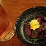 Hida rum a - お通し　馬スモーク