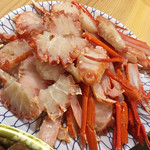 タイガースバー イレブン - 蟹鍋してくれました