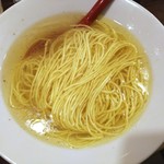 金町製麺 - 追い節塩かけそば700円