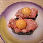 すし江戸 - うずら鉄火