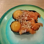 すし江戸 - サーモンユッケ