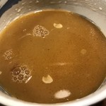 麺屋 たち花 - 味玉つけ麺(大)＠990円食後のスープ割り