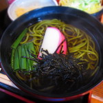 大黒家 - ミニそば（きじ重）