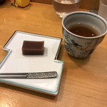 浅草じゅうろく - 水羊羹＆お茶