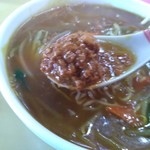 ラーメン重楽 - 肉ミンチ