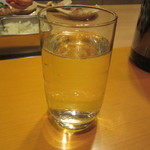 懐石料理 はし本 - チェーサーの軟水