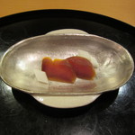 懐石料理 はし本 - 箸休め？：自家製のカラスミ　2000円+Tax