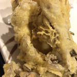丸亀製麺 - 雪国まいたけの天ぷら。