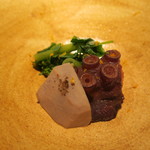 エクアトゥール - 佐島真蛸、海老芋、花山葵