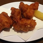 極楽湯 食事処 - 若鶏の唐揚げ3個432円