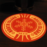 ビアバー・ノースアイランド - コースターのデザインもGood