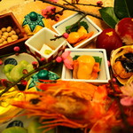 瓢斗 - 八寸：車海老の芝煮