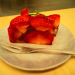 瓢斗 - 甘味：苺寄せ、ミント