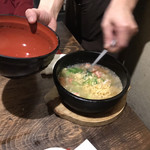 ごま厨 - 料理写真:鉄板レタス炒飯 蟹身あんかけ