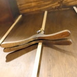 ビストロラドレ - 自分たちで塗ったハンガー