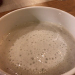 フォカッチャディレッコ500 - 本日のクレマ(4種のキノコのスープ)