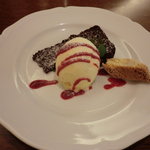 デザートのアイス＆ガトーショコラ