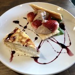 ナガタ店 - ◆自家製ミルフィーユと自家製ミルクレープの2種盛り