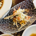 中華食堂　源 - ポテサラとゴボウサラダ