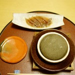 馳走 筏や - 蛍烏賊の石焼き