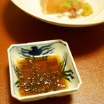 馳走 筏や - 和からしと玉葱醤油で