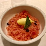 北島亭 - 2019.1.  西瓜のシャーベット