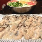 おうさか苑 - 「カキ玉」（焼く前）：オバチャンのおすすめの焼き方は。。。（※ブログ参照！） 