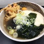 立喰いそば 山吹 - とろろそば＋椎茸＋玉子