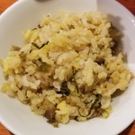 麺屋 六感堂 - 高菜の炊き込みご飯