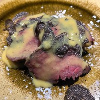 十皿 - 淡路ビーフ　牛蒡　黒トリュフ