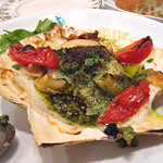 トラットリア セレーノ - 帆立て貝の香草焼き