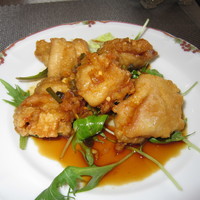 桃花春(神戸メリケンパークオリエンタルホテル) - 2019年の｢中華コースランチ｣鶏の唐揚げ 油淋ソース