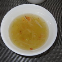 桃花春(神戸メリケンパークオリエンタルホテル) - 2019年の｢中華コースランチ｣海老と白菜とエノキのスープ