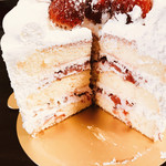 patisserie Le Coeur - 苺のデコレーションケーキ4号　2700円ぐらいだったかな？