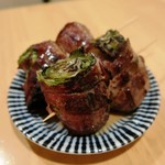 炭火焼dining おかげ家 梅田店 - レタス豚巻き