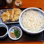 繁じ - とり天釜揚げうどん