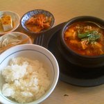 Namudaimon - ランチ麻婆豆腐(850円）　《韓国『純豆腐』風》