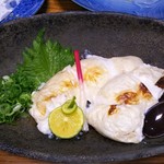 白子鉄板焼き！