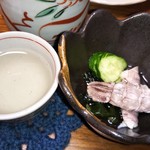 絆 - お通しはシャコ酢