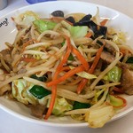 ラーメンショップ 椿 - 肉野菜炒めは肉たっぷし