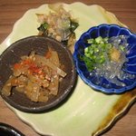 和菜 やなぎ  ふぐ はも - お通し