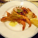 どうろくじん - 有頭海老のグリルとアサヒガニ