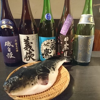 魚料理色々、酒も色々
