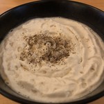 路じ - 初代の白いカレーうどん