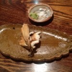 あなごめしうえの - 白焼き！耐えきれずに食べちゃった（笑）