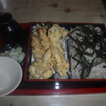 長明庵そば処 - 天ざる